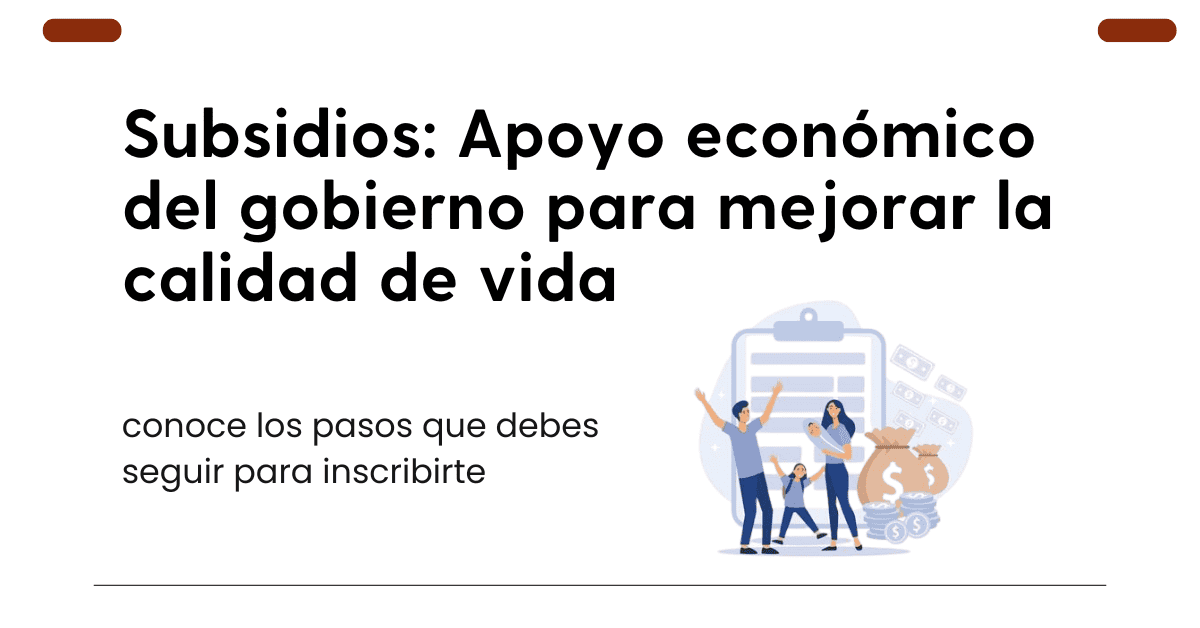 Subsidios: Apoyo económico del gobierno para mejorar la calidad de vida